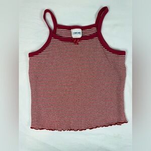 Vintage Y2K striped cami tank top